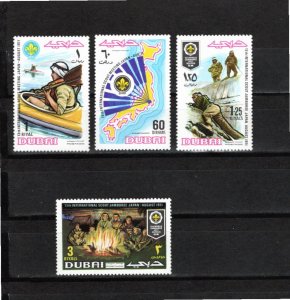 Dubai 1971 MNH Sc 147-50