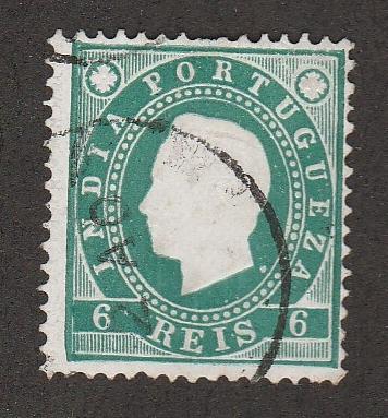 1886 Portuguese India Scott Catalog Number 176 Used