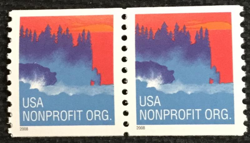 US #4348 MNH Coil Pair Sea Coast (.05) SCV $.50