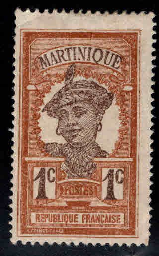 Martinique Scott 62 MH* from 1908-30 set