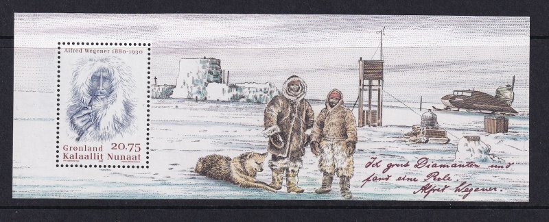 Greenland 2006, MNH S/SHEET ALFRED WEGENER # 475a