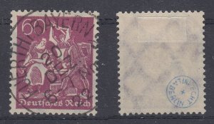 Germany 1921 Sc#168 Mi#184 used signed Infla (DR1908)