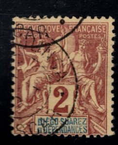 Diego-Suarez Scott 26  Used NavCom stamp