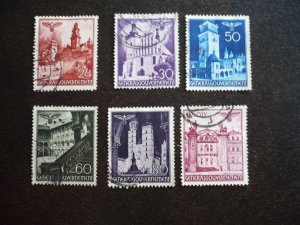 Stamps - Poland - Scott# N63,N64,N68-N71 - Used Part Set of 6 Stamps