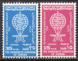 1016 - Jordan 1962 - Malaria Eradication- MNH Set