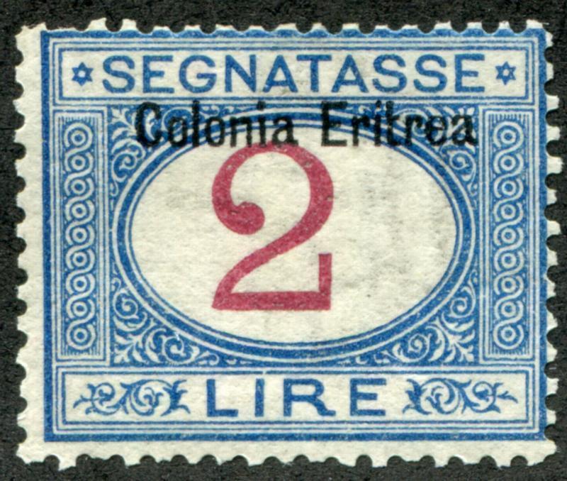 ERITREA J9 MINT, LH, POSTAGE DUE