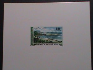 ​WALLIS & FUTUNA-AIRMAIL1975-SC#C68-GAHI BAY ,WALLIS-DELUX PROOF SHEET MNH