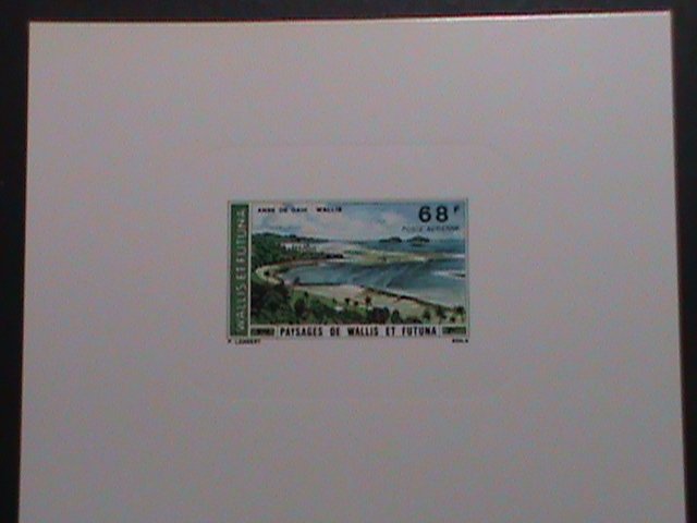 ​WALLIS & FUTUNA-AIRMAIL1975-SC#C68-GAHI BAY ,WALLIS-DELUX PROOF SHEET MNH