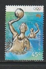 2000 Australia - Sc 1862a - used VF - 1 single - Water Polo