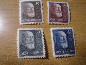 Austria  #  B72-80  MH