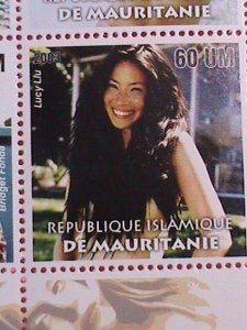 MAURITANIA  STAMP-2003-FAMOUS ACTRESSES-MNH STAMP SHEET -RARE