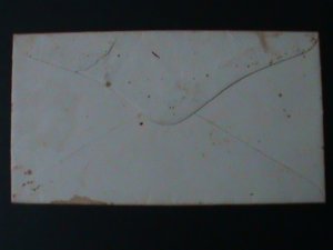 ​UNITED STATES-1861-SC#  64- WASHINGTON COVER-FANCY CANCEL-VF 163-YEARS OLD-