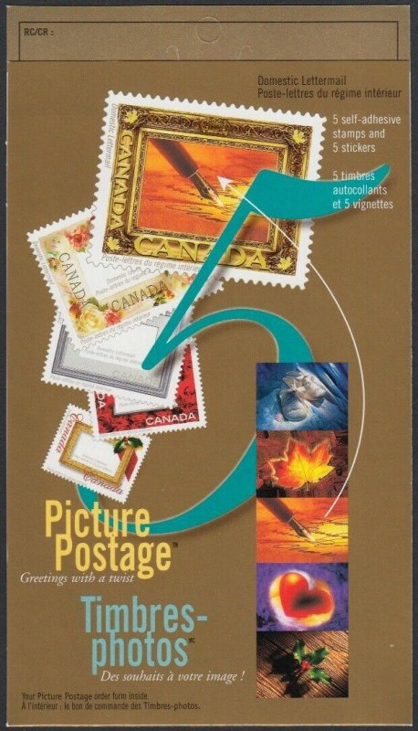 PICTURE POSTAGE = full BOOKLET BK426 MNH CANADA 2001 #1918