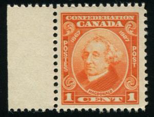 141 Canada 1c 60th Anniv. Confederation, MH