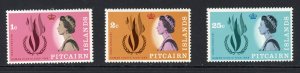 Pitcairn Islands 88-90 MNH 1968