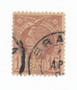 Romania 1885 Scott 78 used - 15b,  King  Carol I