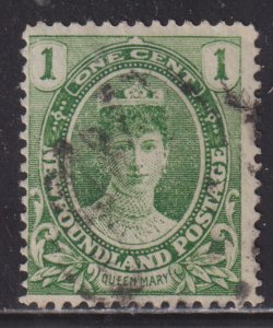 Newfoundland 104 Queen Mary 1¢ 1911