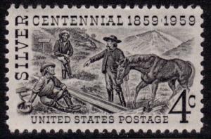 Scott 1130   4¢ Silver Centennial MNH Single