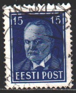 Estonia. 1940. 158 W. President P?ts, standard. USED.