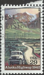 # 2635 USED ALASKA HIGHWAY 50TH ANNIV.    