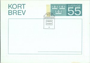 Sweden, Worldwide Government Postal Card