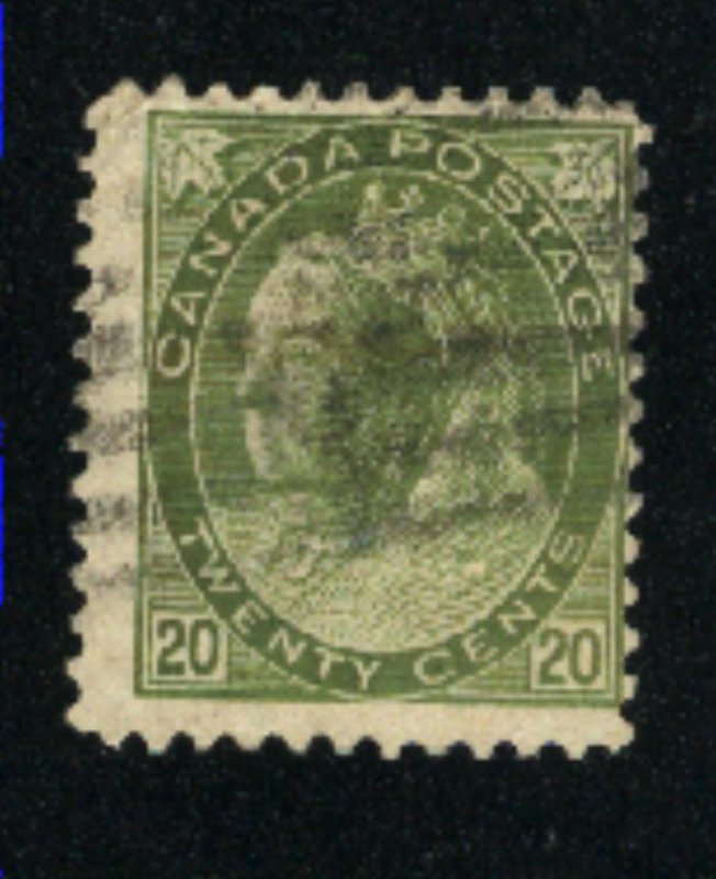 Canada #84  used  VF 1900   PD