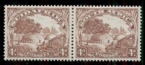 SOUTH AFRICA #40 4p reddish brown, pair, og, VLH, VF, Scott $300.00