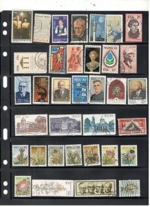 SOUTH AFRICA COLLECTION ON STOCK SHEET MINT/USED