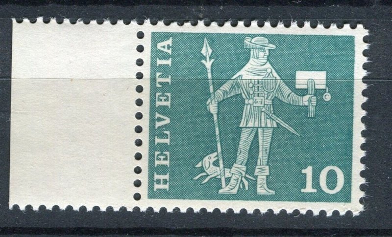 SWITZERLAND; 1960 early Postal History issue MINT MNH 10c. Margin value