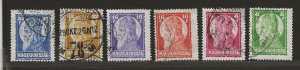 HUNGARY SC# 422-427   FVF/U