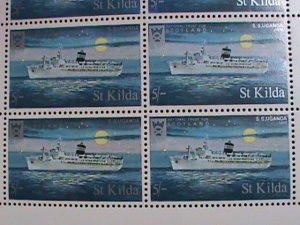 ​ST.KILDA-SCOTLAND FAMOUS SHIP-S.S. UGANDA MNH SHEET VF WE SHIP TO WORLD WIDE
