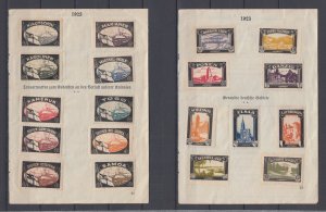 German WWI Full Set Commemorative Vignettes Lost Territories & Colonies