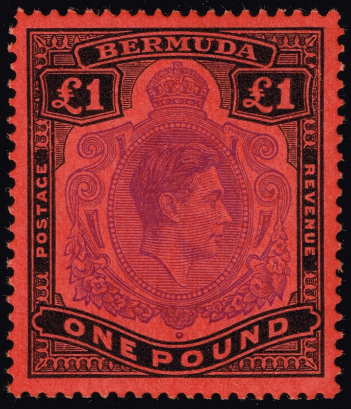 Bermuda #128 King George VI; Unused (4Stars)