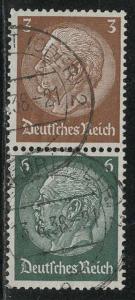 Germany Scott # 416, 419, used, se-tenant, Mi# S151