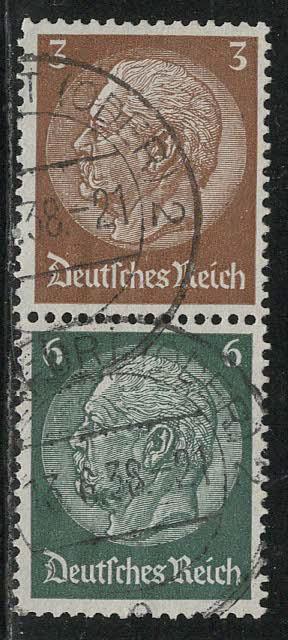 Germany Scott # 416, 419, used, se-tenant, Mi# S151