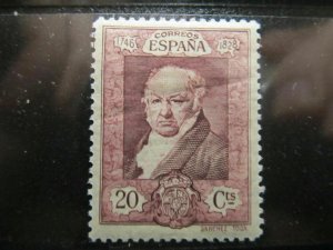 Spain Spain España Spain 1930 Goya 20c fine MH* stamp A4P14F431-