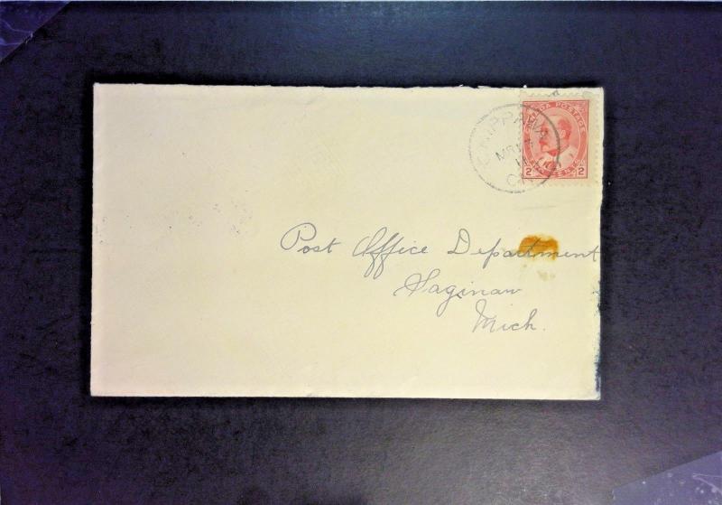 Canada 1911 Chippawa Ontario Cover to Michigan - Z1372