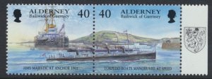 Alderney  SG A182a  SC# 183a Garrison Island  Mint Never Hinged see scan 