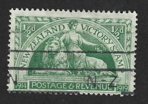 NEW ZEALAND #165 Used 1/2p Pease & British Lion Stamp 2019 CV $2.75