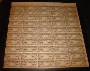 US C8  sheet  MNH cat $365.00