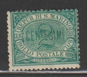 San Marino   SC  1  Mint  Hinged