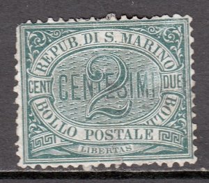 San Marino - Scott #1 - Used - Faults - SCV $17.50