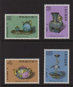 Taiwan 1984 Sc 2410-2414 Chinese Enamelware  set MNH