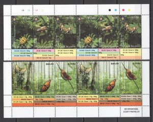 A0966 2014 Cook Islands Niuafo'Ou Insects & Butterflies Michel 224 Euro 4Set Mnh