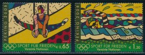 UN Austria - Beijing Olympic Games MNH Sports Stamps (2008) 