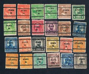 USA--24  Bureau Precancels From Georgia