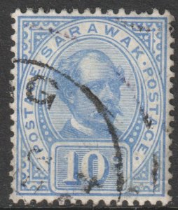 Sarawak Scott 41 - SG41, 1899 Postage 10c used