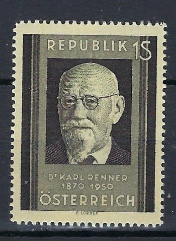 Austria 573 MLH 1951 issue (an8553)