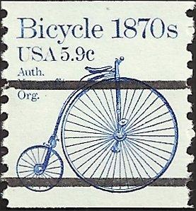 # 1901a MINT NEVER HINGED PRE-CANCELLED BICYCLE