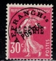 Algeria - #15 Sower Overprinted  - Used